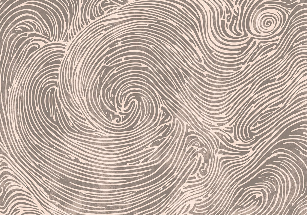 Intricate swirls create flowing patterns Intricate swirls create flowing patterns