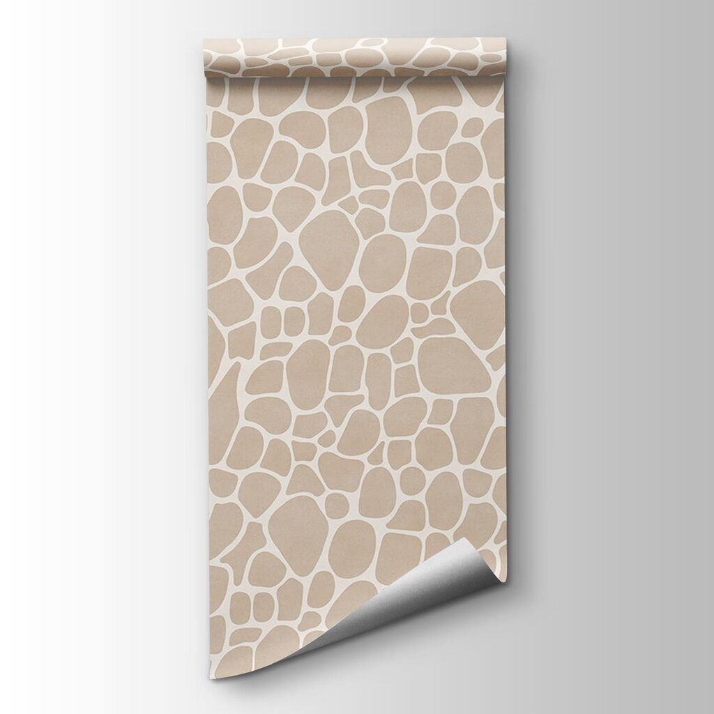 Pattern of white and tan stones Pattern of white and tan stones