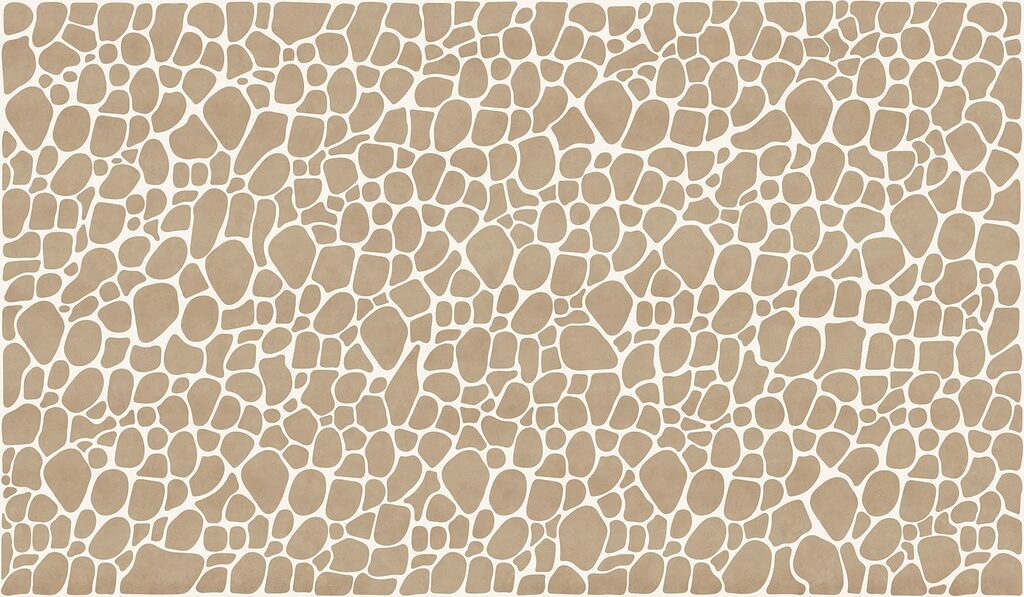 Pattern of brown and white stones Pattern of brown and white stones