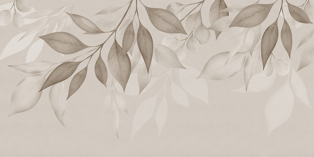Delicate leaves in soft neutral tones Delicate leaves in soft neutral tones