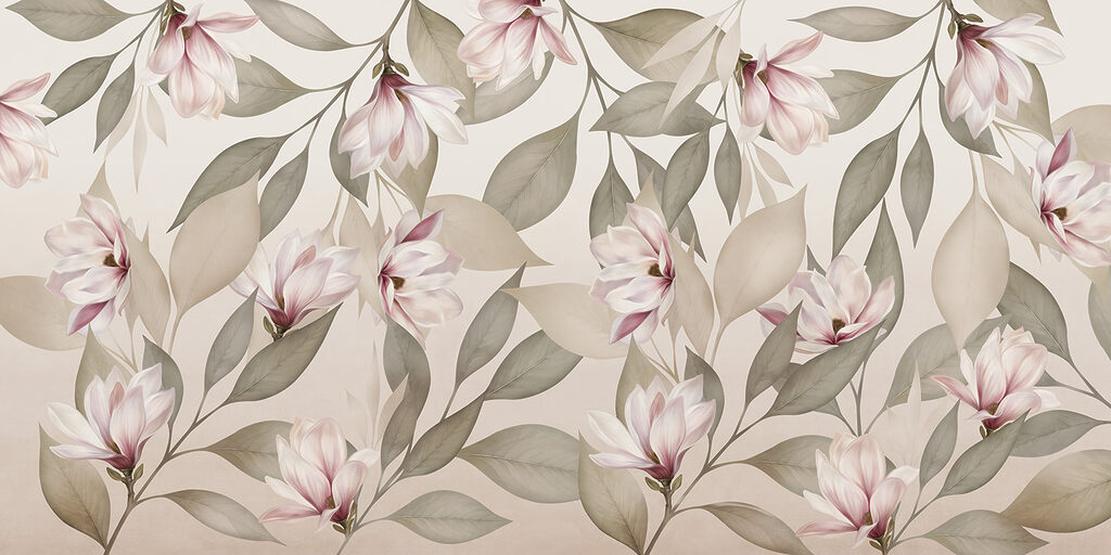 Delicate blooms in soft pastel tones Delicate blooms in soft pastel tones