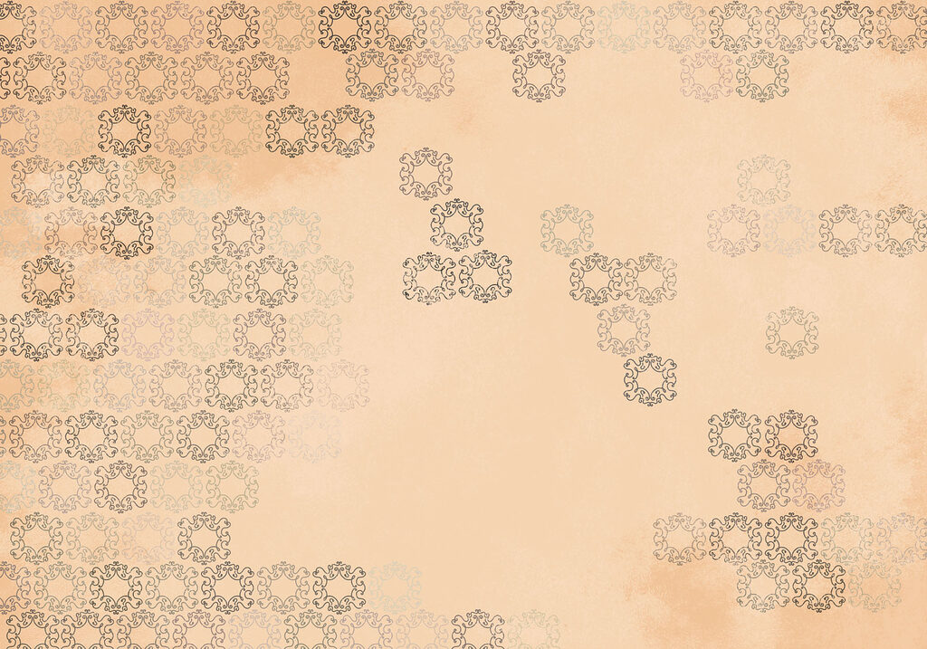 Pattern of black and white flowers Pattern of black and white flowers