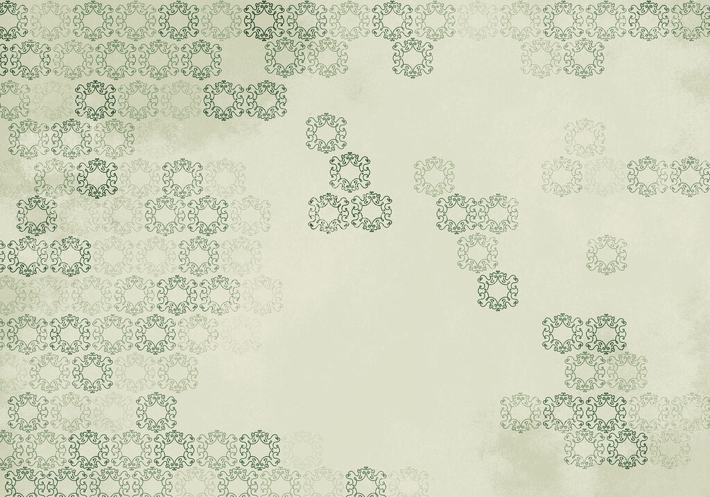 White background with black and green design White background with black and green design