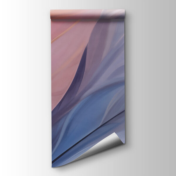Soft flowing leaves in pastel colors