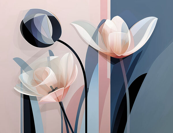 Delicate blooms in soft pastels Delicate blooms in soft pastels