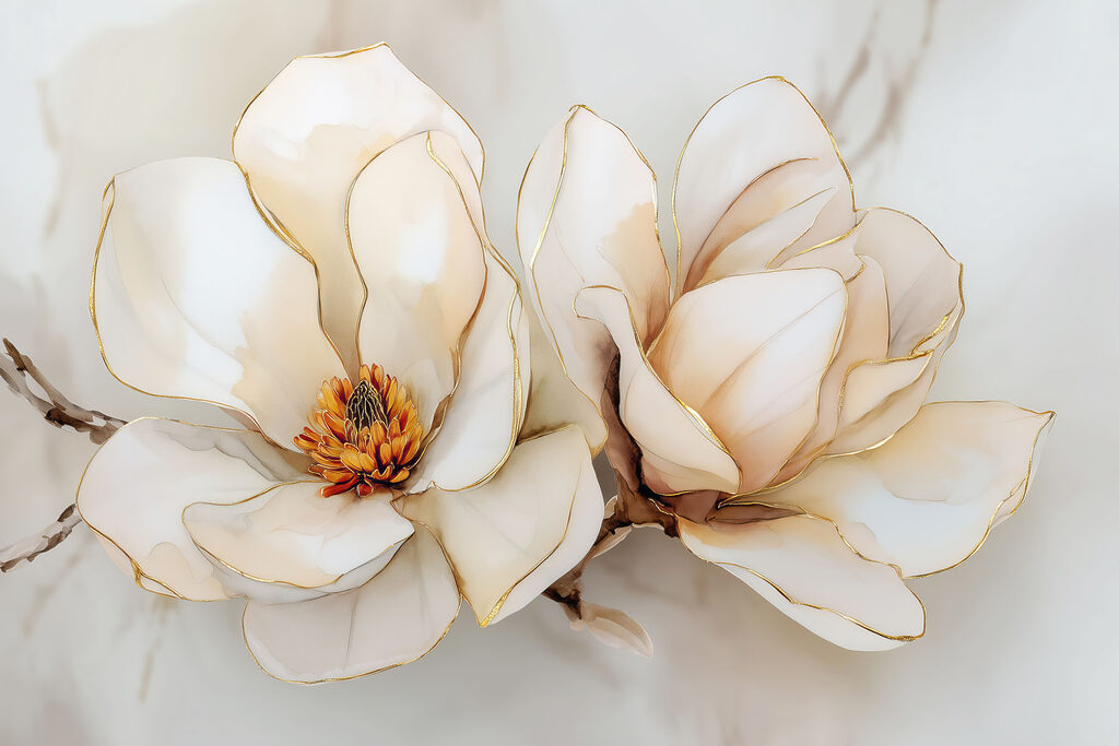 Delicate blooms in soft colors Delicate blooms in soft colors