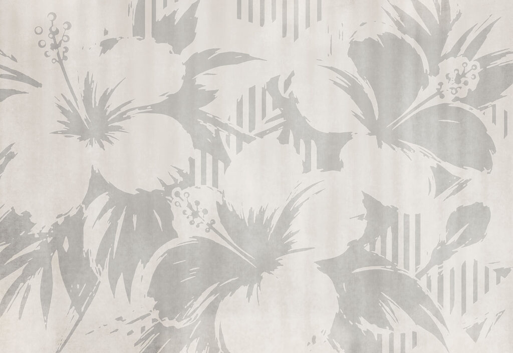 White and grey floral pattern White and grey floral pattern