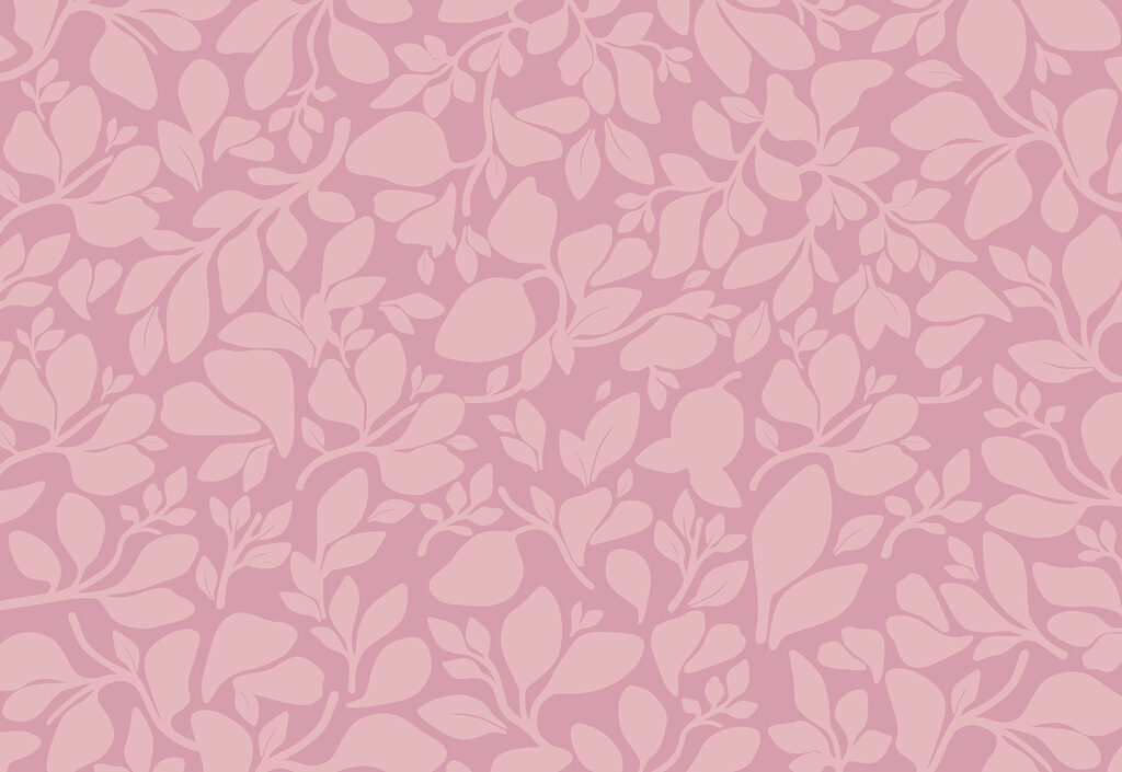 Pink pattern with leaves Pink pattern with leaves
