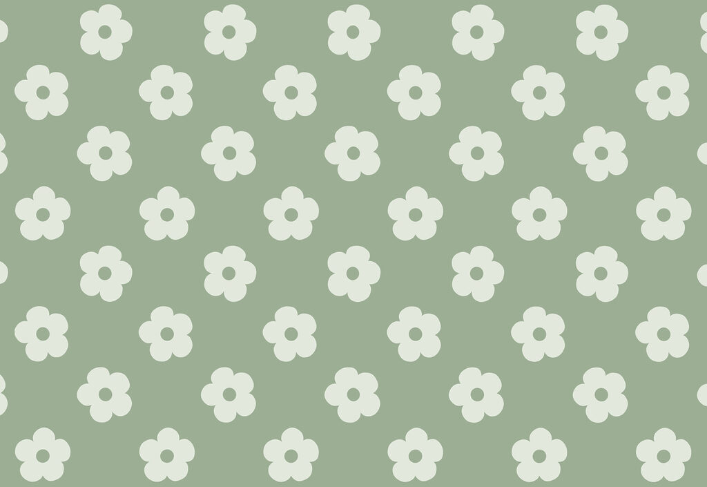 Pattern of white flowers Pattern of white flowers
