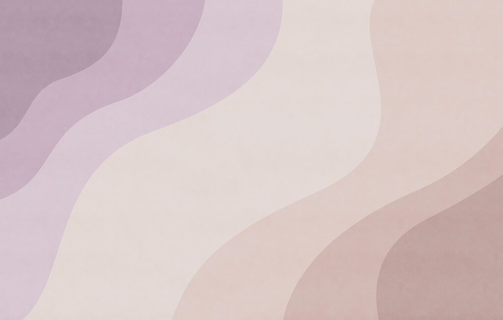 - Soft waves in gentle pastel hues