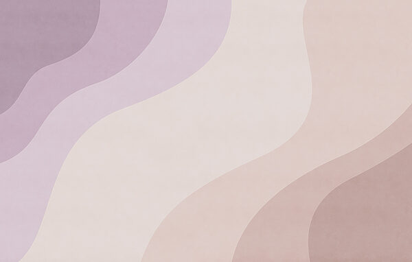 - Soft waves in gentle pastel hues