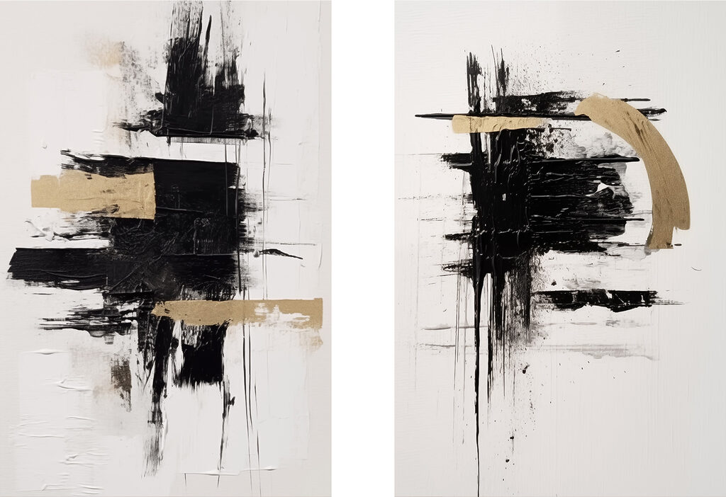 Bold contrasts create striking visual impact Bold contrasts create striking visual impact