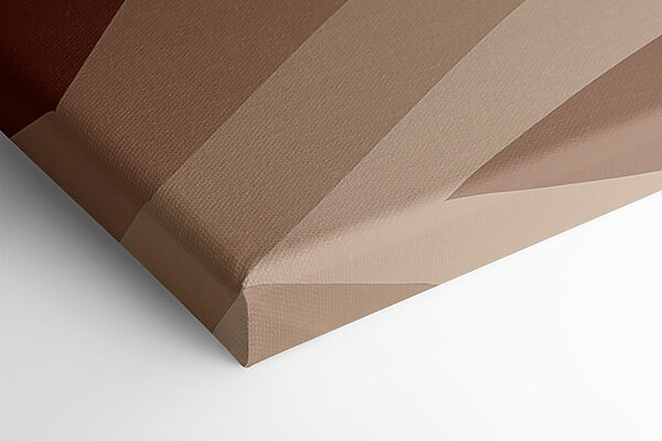 Brown and white curved lines Brown and white curved lines