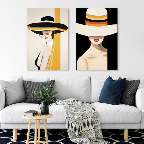 Woman wearing a hat Woman wearing a hat