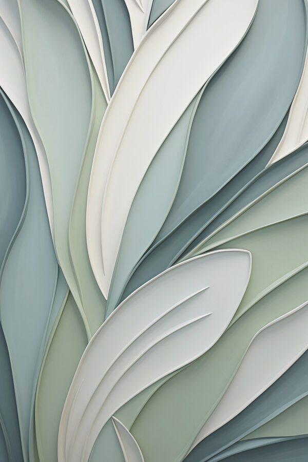 Serene waves of subtle color