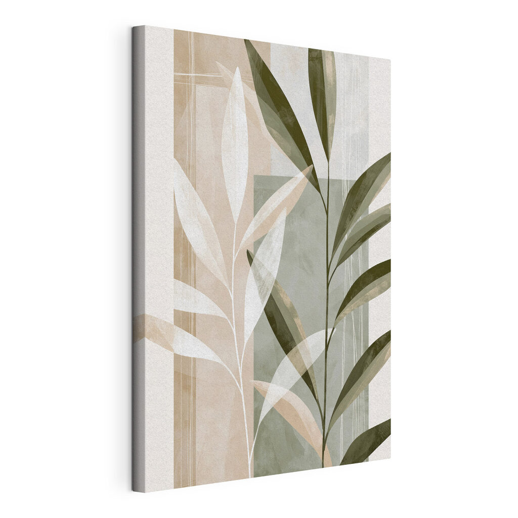 Nature-inspired abstract botanical design