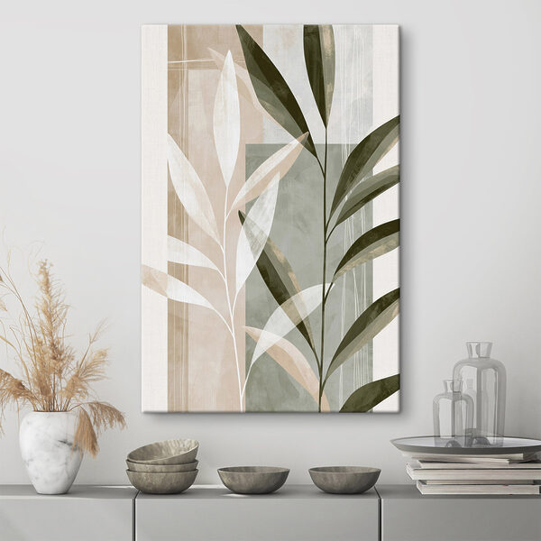 Nature-inspired abstract botanical design