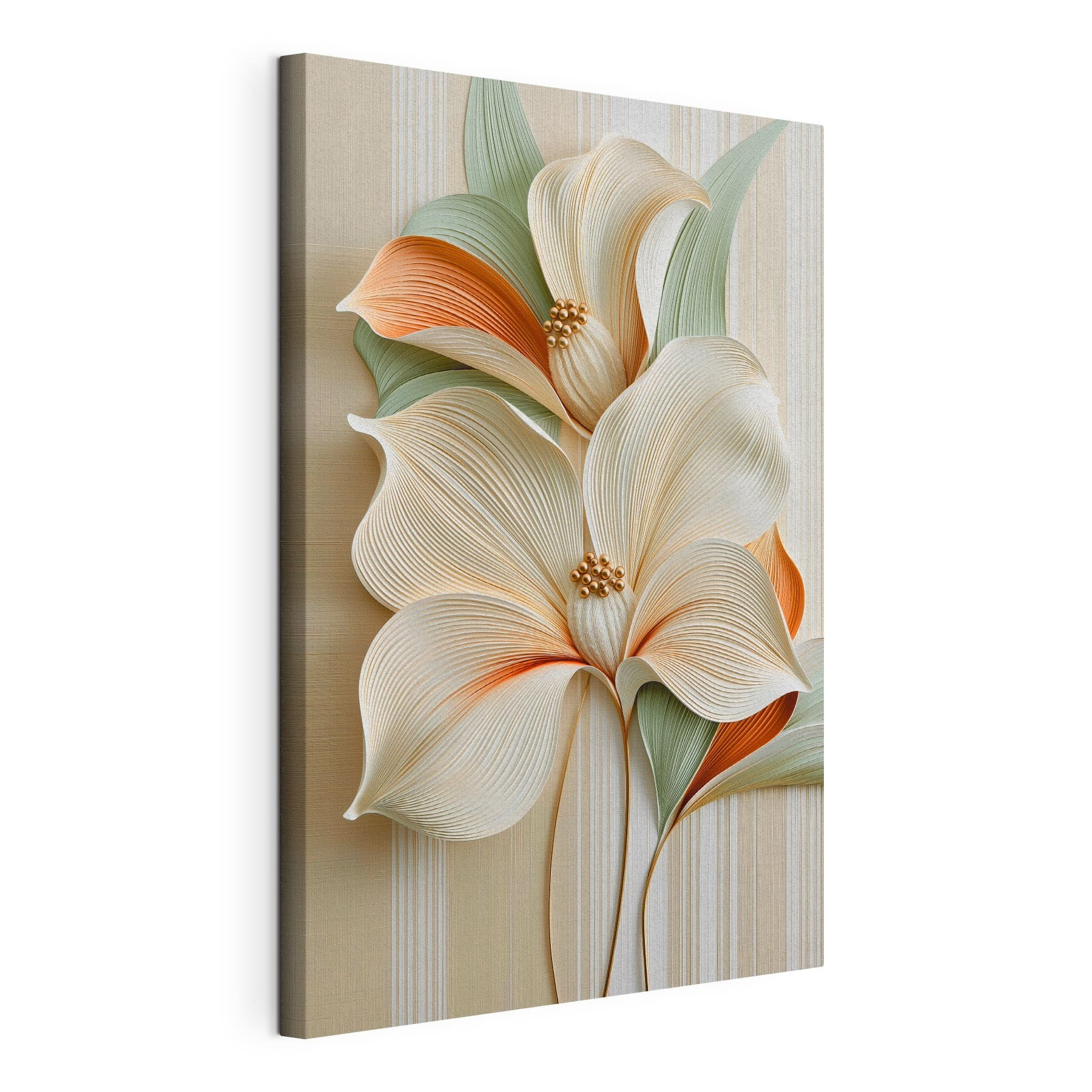 Beautiful floral design with soft colors
