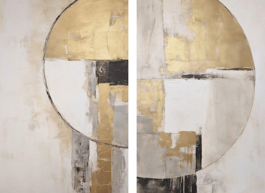 Pair of art pieces