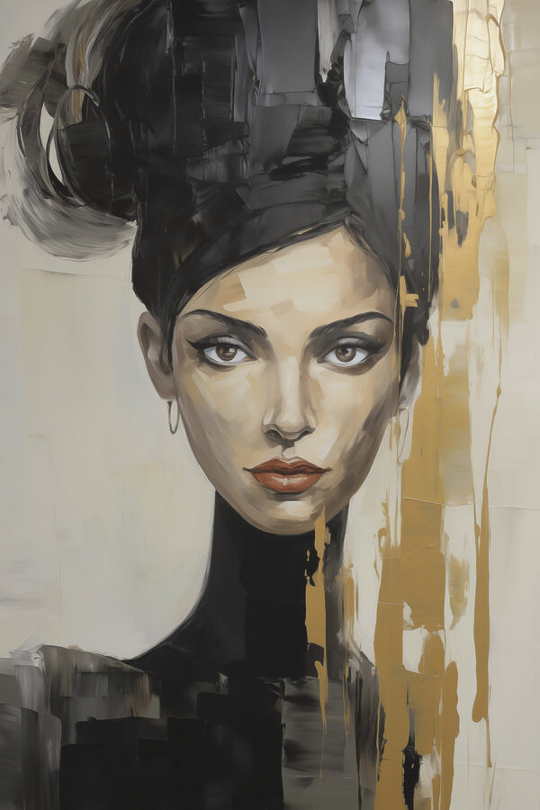 Painting of a woman Painting of a woman