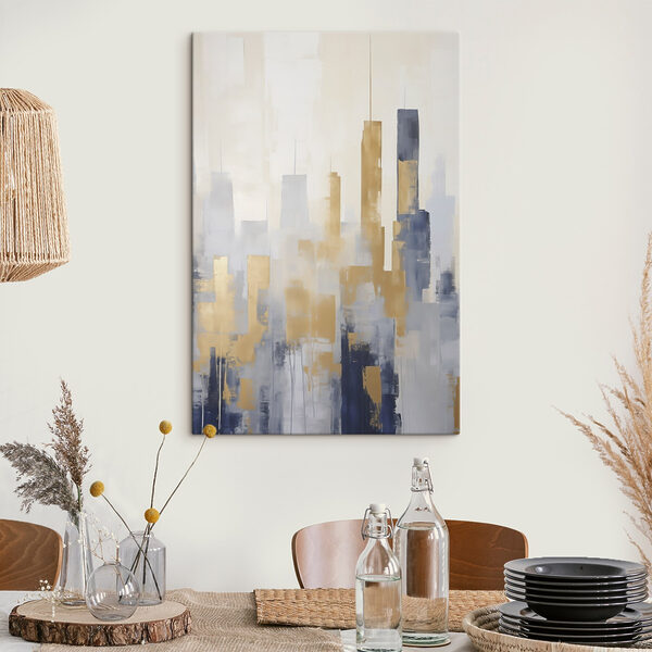 Painting of a city
