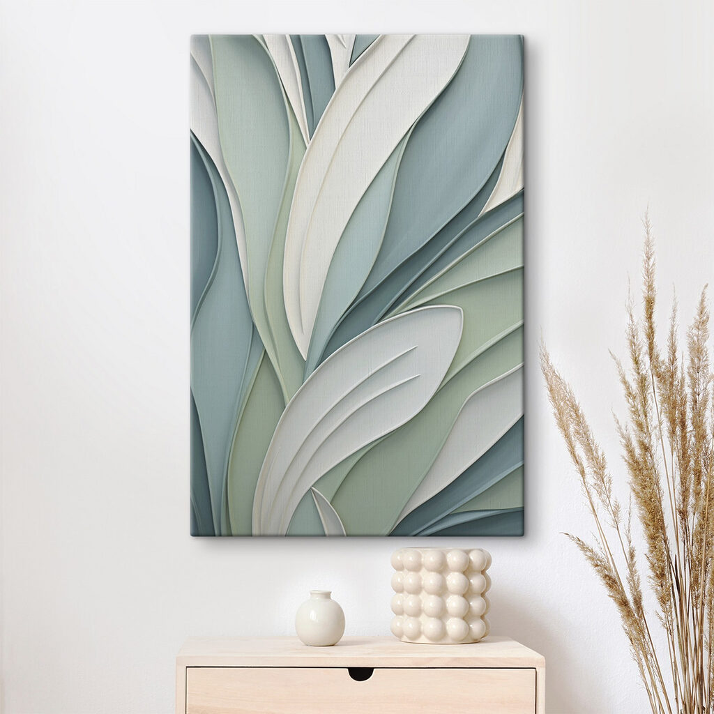 Serene waves of subtle color