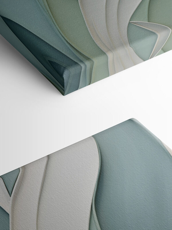 Serene waves of subtle color