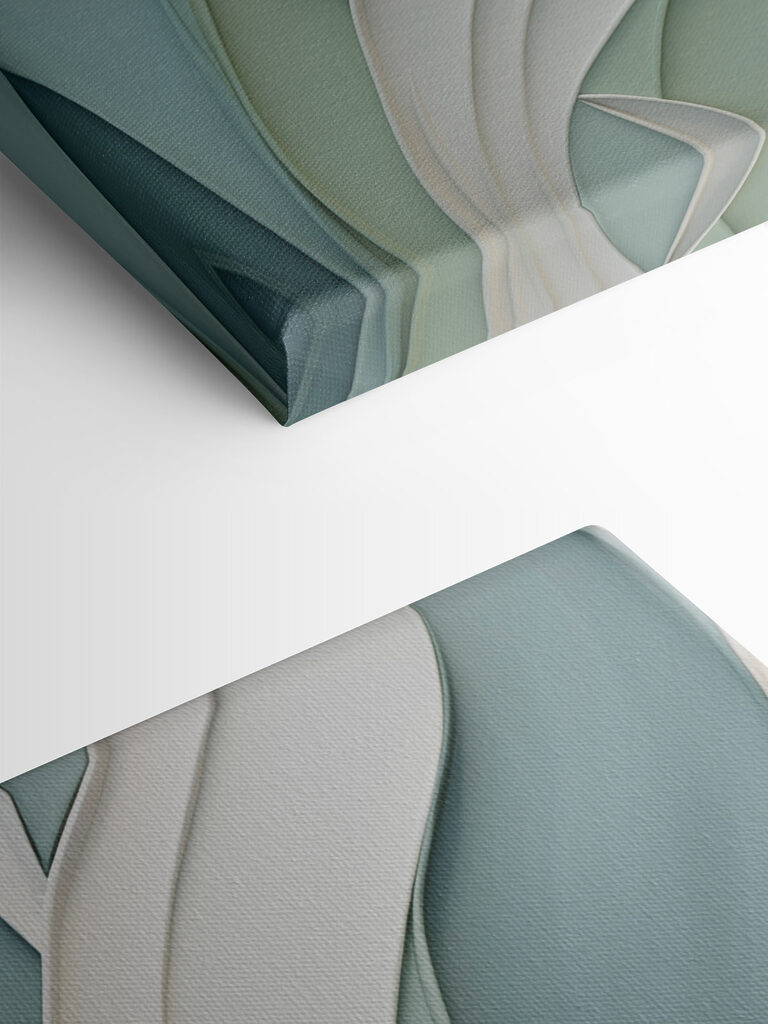 Serene waves of subtle color