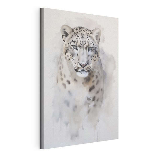 Majestic feline in soft hues