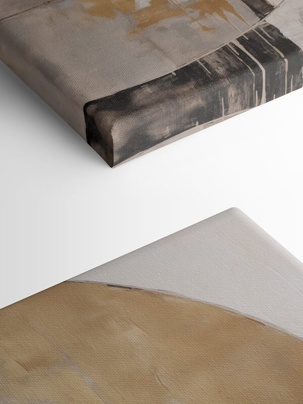 Abstract elegance in soft hues