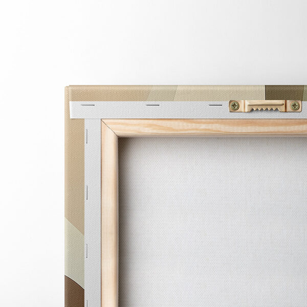 Fluid shapes in soft earth tones