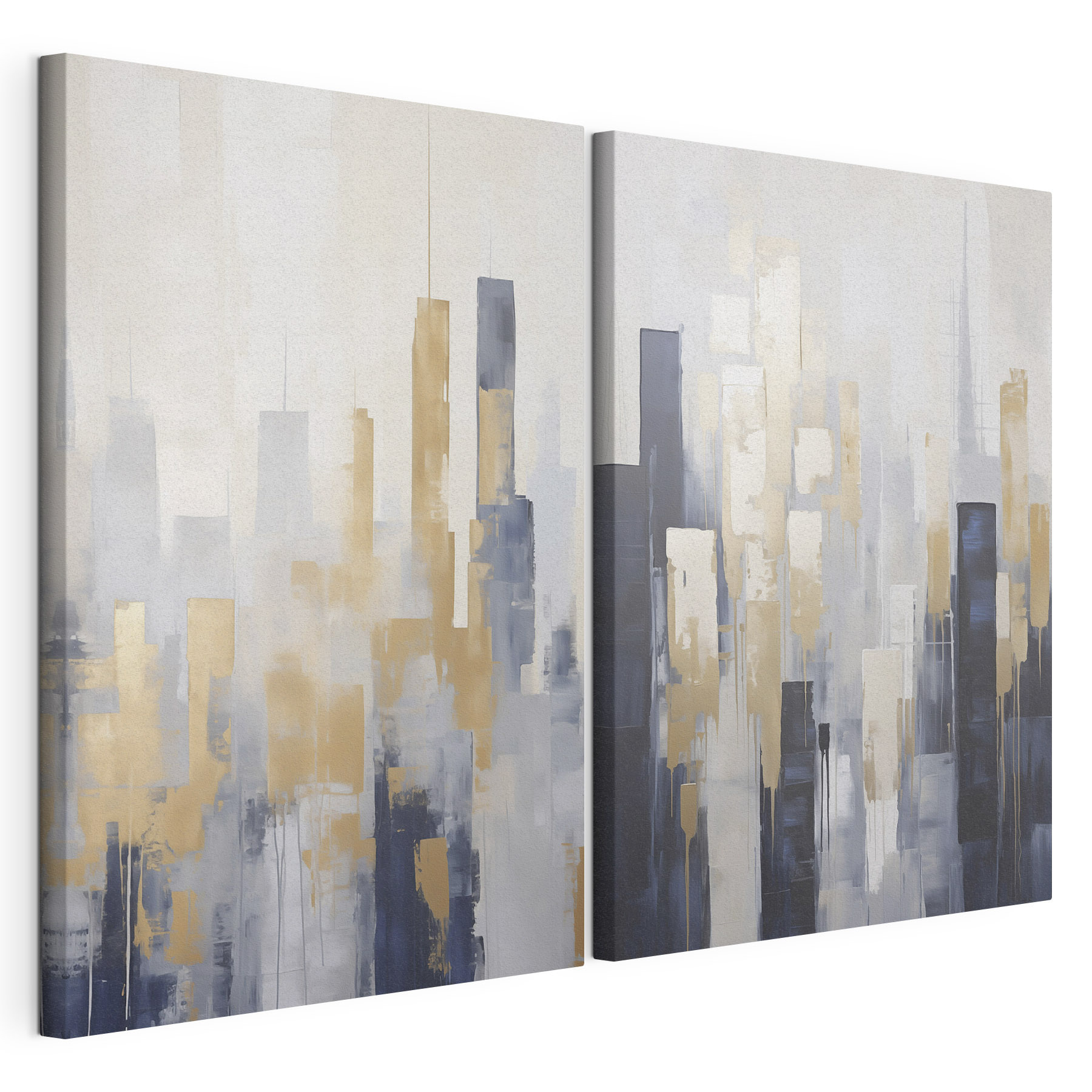 Painting of a city
