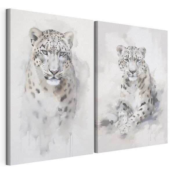 Painting of a leopard