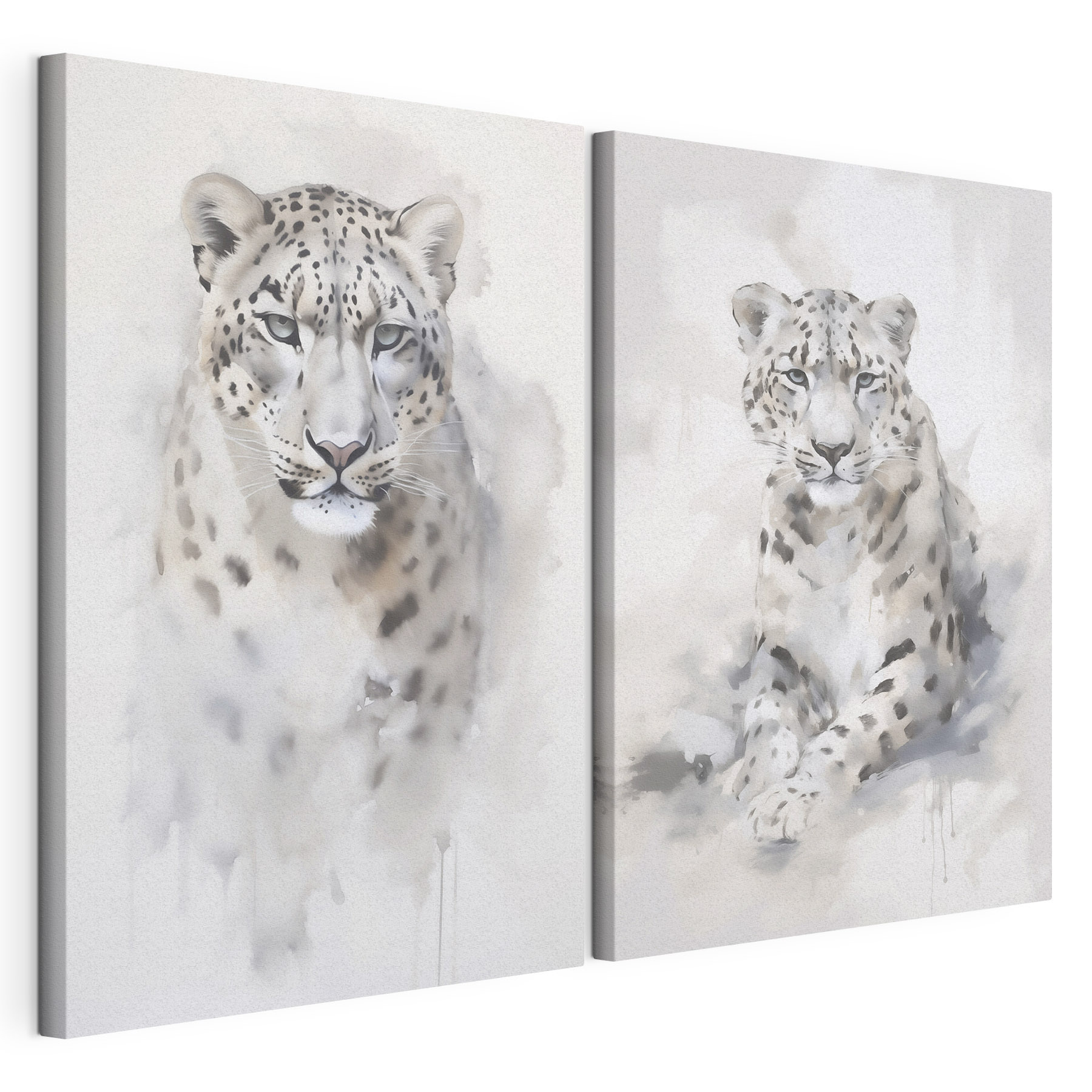 Painting of a leopard
