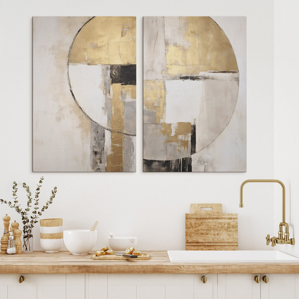 Pair of art pieces