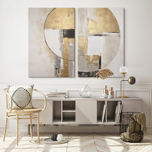 Pair of art pieces