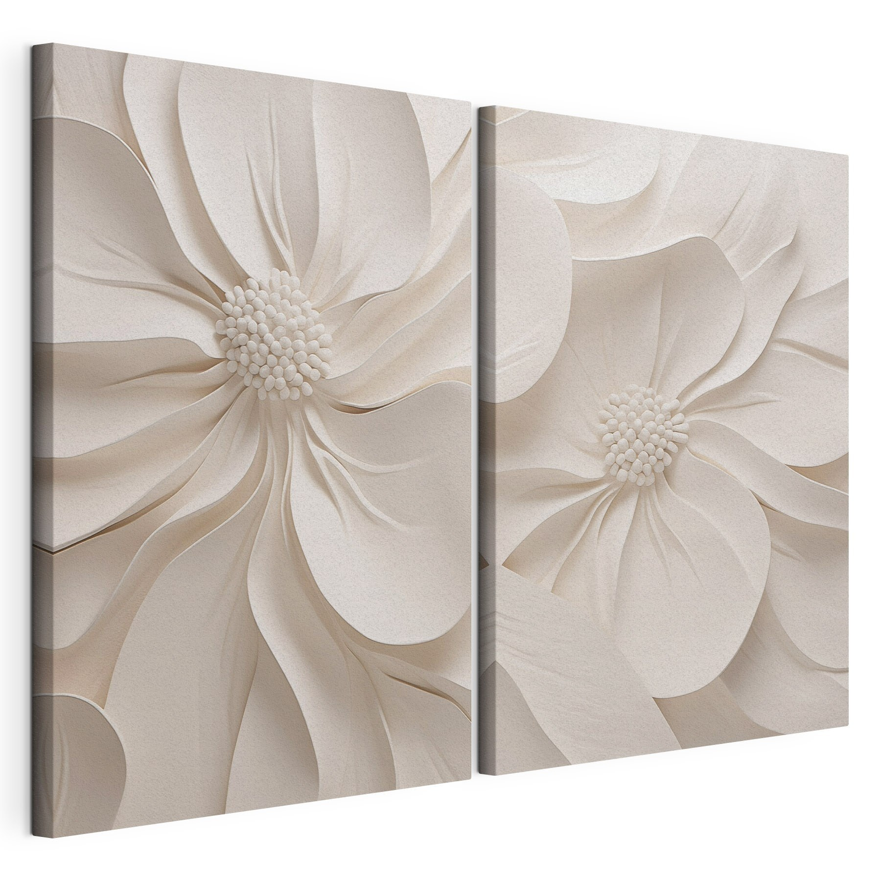 Collage of white flowers