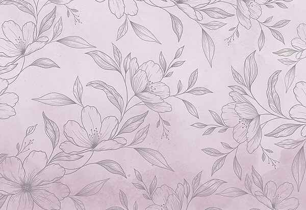 Delicate florals in soft hues