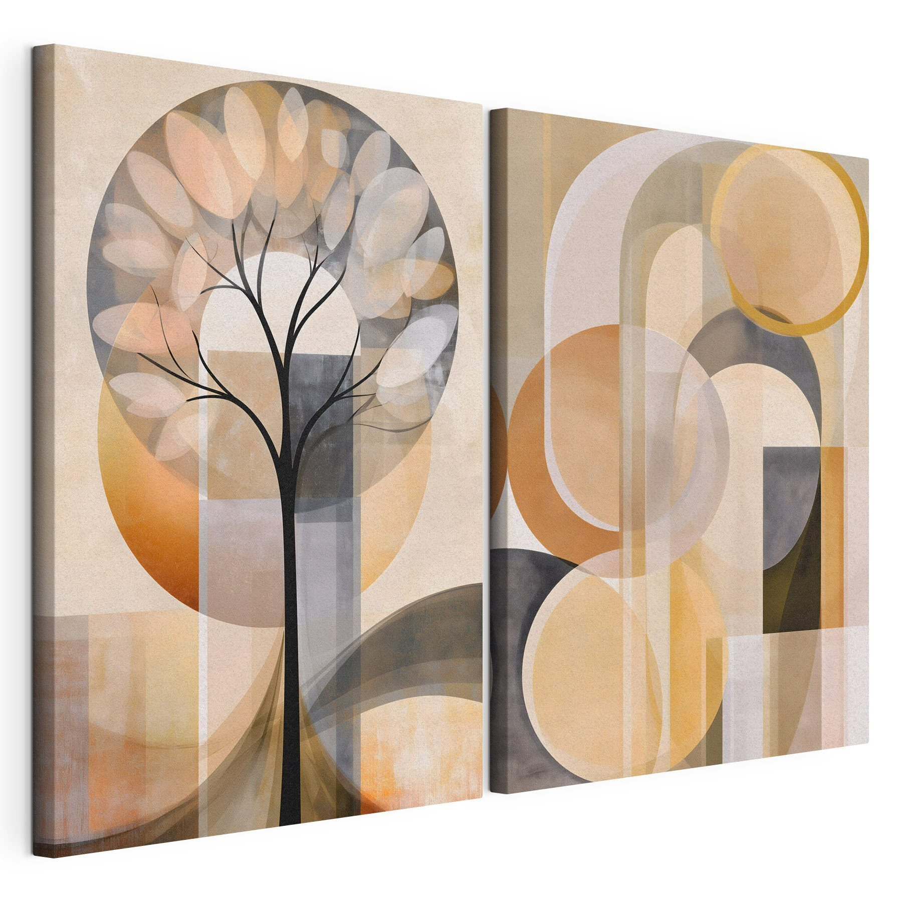 Tree with circles and lines
