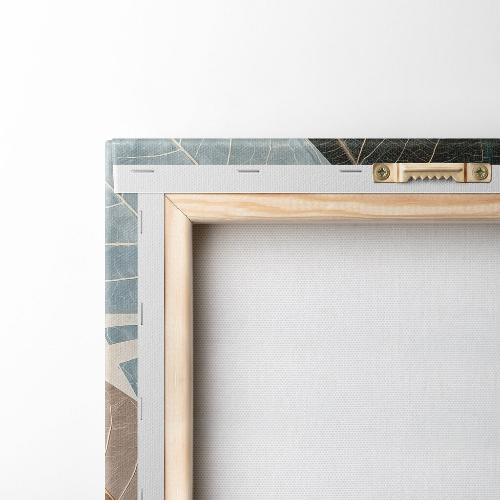 Natural hues in elegant leaf design