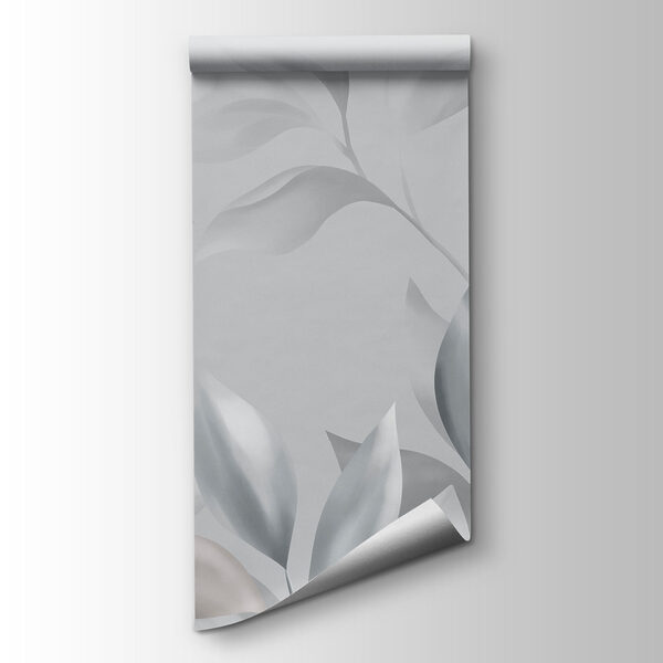 - Elegant foliage dance on soft background