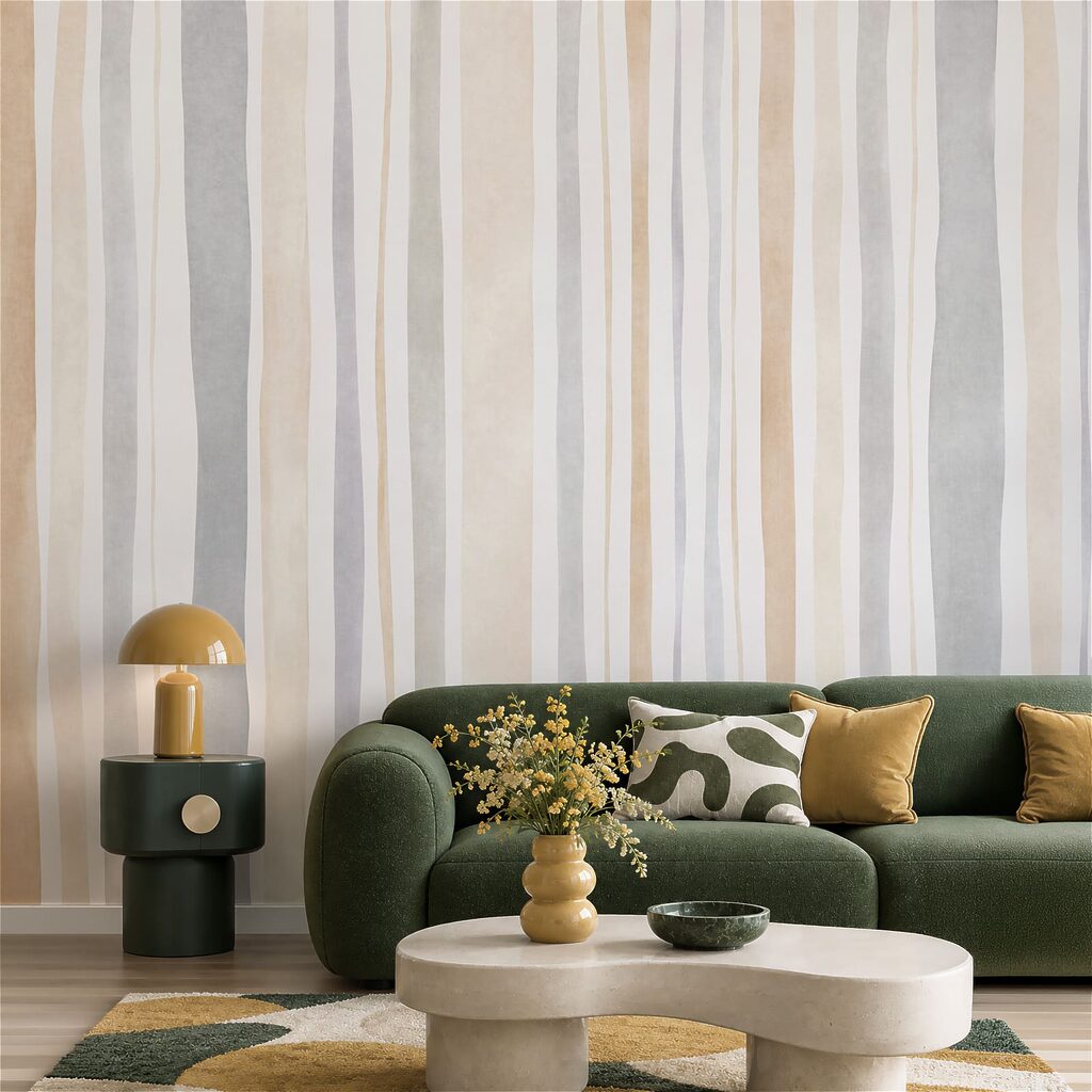 Fotótapéta Elegáns, semleges színű csíkok modern terekhez (Cikkszám: t01134) Fotótapéta Elegáns, semleges színű csíkok modern terekhez (Cikkszám: t01134)