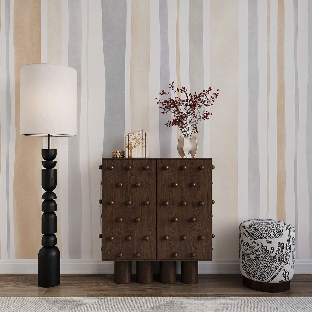Fotótapéta Elegáns, semleges színű csíkok modern terekhez (Cikkszám: t01134) Fotótapéta Elegáns, semleges színű csíkok modern terekhez (Cikkszám: t01134)