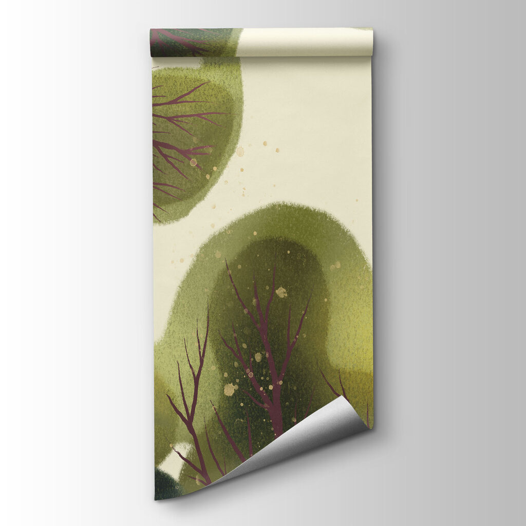 Fotótapéta Zöld levelű fák csoportja (Cikkszám: t01164)